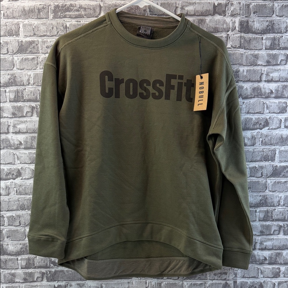 NWT NOBULL Green Crewneck CrossFit Sweatshirt